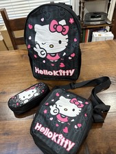 MOCHILA, LANCHEIRA E ESTOJO PARA LÁPIS HELLO KITTY NOVA SEM ETIQUETAS comprar usado MOCHILA, LANCHEIRA E ESTOJO PARA LÁPIS HELLO KITTY NOVA SEM ETIQUETAS comprar usado  Enviando para Brazil