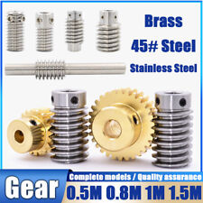 0.5/0.8/1/1.5 módulos 20 a 60 dentes cobre sem-fim engrenagem eixo roda furo 5mm-12mm comprar usado  Enviando para Brazil
