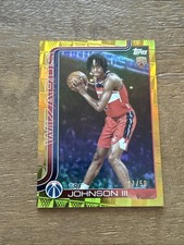 2025 Topps Flagship Tre Johnson III Gold Tip Off Foil # /50 Wizards Rookie #206 comprar usado 2025 Topps Flagship Tre Johnson III Gold Tip Off Foil # /50 Wizards Rookie #206 comprar usado  Enviando para Brazil