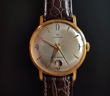 Relógio de pulso suíço completo vintage Newmark banhado a ouro resistente a choques EB 8800, usado comprar usado  Enviando para Brazil