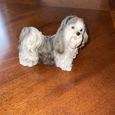 Estatueta vintage Castagna Shih-Tzu cachorro filhote 1988 feita na Itália, usado comprar usado  Enviando para Brazil