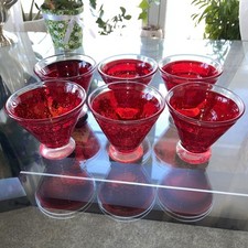 Red bubble stemless for sale  Manchester