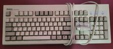 Dell SK-1000REW QuietKey PS/2 teclado com fio vintage retrô Inc novo adaptador de 5 pinos, usado comprar usado  Enviando para Brazil