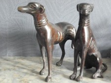 Pair antique bronze for sale  LEEK