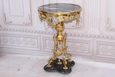 Usado, Mesa Francesa de Bronze e Mármore - Mesa Antiga Império - Luxo Pintado e Dourado comprar usado  Enviando para Brazil