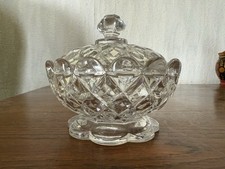 Bonbonnière sucrier cristal d'occasion  Tannay