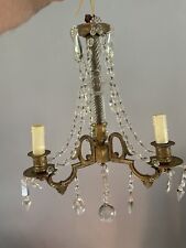Ancien lustre pampilles d'occasion  Corbie