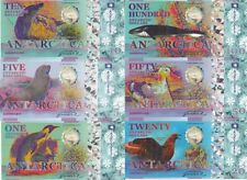 Zestaw Antarktydy 6 1 5 10 20 50 100 dolarów 2020 polimer Polar Skua Seal Fantasy na sprzedaż  Wysyłka do Poland