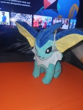 Vaporeon pokemon plushie for sale  GLASGOW