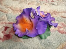 Capodimonte pansy flower for sale  MORPETH