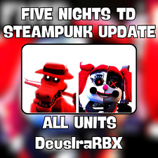 Usado, ATUALIZAÇÃO STEAMPUNK 🔥FIVE NIGHTS TD 🔥 - SOULS & UNITS / MAIS BARATO & RÁPIDO ⚡✅ comprar usado  Enviando para Brazil