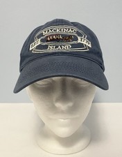 Boné ajustável Mackinac Island bordado azul carruagem de cavalo tamanho único comprar usado  Enviando para Brazil