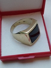 Schöner goldring schwarzen gebraucht kaufen  Bochum