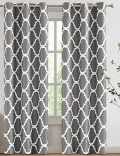 Cortinas blackout parciais geométricas cinza e branco - 4 painéis comprar usado Cortinas blackout parciais geométricas cinza e branco - 4 painéis comprar usado  Enviando para Brazil