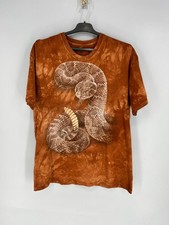 Camiseta The Mountain Cobra Snake Tie-Dye L marrom gráfico natureza animal EUA rara comprar usado  Enviando para Brazil
