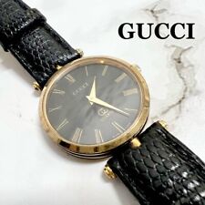 Gucci Sherry Line relógio vintage redondo feito na Suíça quartzo feminino mostrador preto sem caixa comprar usado  Enviando para Brazil