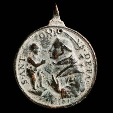 Medalha séculos XVI-XVII S. Antonio / V. Loreto - 36x29 mm, usado comprar usado  Enviando para Brazil