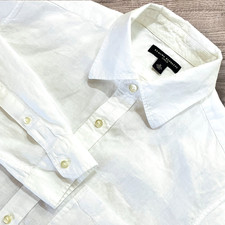 Camisa masculina Banana Republic 100% linho M branca manga longa com botões preparação clássica comprar usado  Enviando para Brazil