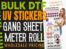 Custom dtf stickers for sale  MILTON KEYNES