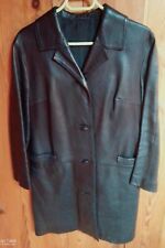Manteau cuir noir d'occasion  Cervione