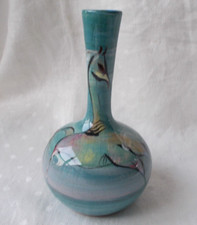 Vaso de cerâmica Polia Pillin 5 3/4" botões cavalos estúdio de arte cerâmica Califórnia comprar usado  Enviando para Brazil