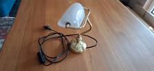 Tischlampe bankerlampe weiss gebraucht kaufen  Winsen