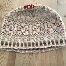Fairisle beanie hat for sale  WINKLEIGH