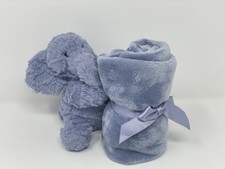 Edredom azul aposentado Jellycat Fuddlewuddle chupeta elefante bebê comprar usado  Enviando para Brazil