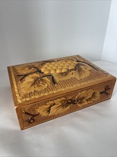 Carved wooden box for sale  Punta Gorda