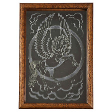 Rare etched pegasus for sale  Auburn