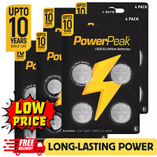 Powerpeak cr2032 cr2025 for sale  CHATHAM