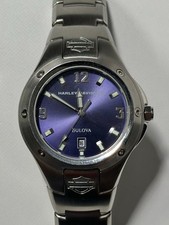 Harley-Davidson Bar & Shield Bulova relógio de aço inoxidável 2003 caixa 100M WR 40mm comprar usado  Enviando para Brazil