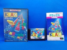 KLAX Namco SEGA Mega Drive Cartridge MD 1990 CIB na sprzedaż  Wysyłka do Poland