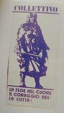 Antico adesivo sticker usato  Torino