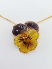 Collier pendentif fleur d'occasion  Pornichet