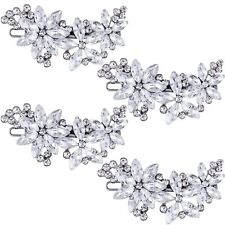 4 peças acessórios para mulheres e meninas prendedores de cabelo de noiva flor de cristal comprar usado  Enviando para Brazil