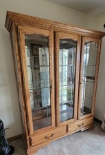 Oak china hutch for sale  Sonora