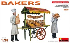 Miniart kit panettieri usato  Arzano
