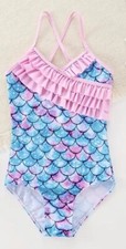 Mermaid swimsuit ruffled for sale  Spring Hill