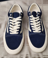 Tênis de Skate Vans Old Skool Pro Azul Marinho Camurça Branco Masculino Tamanho 10.5 Excelente comprar usado  Enviando para Brazil