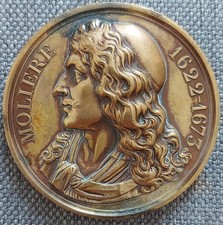Medaille cuivre moliere d'occasion  Marseille XII