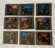 Plaques verre lanterne d'occasion  Caen