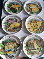 Lot assiettes fromages d'occasion  Arbois