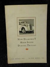 Novos caminhões a diesel Diamond T de alta velocidade D20 e D30 - 1937 comprar usado  Enviando para Brazil