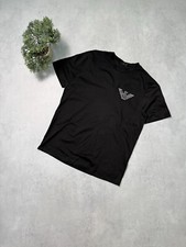 Camiseta masculina Emporio Armani tamanho P preta logotipo designer comprar usado  Enviando para Brazil