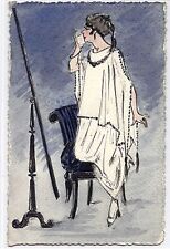 Cpa peinte main. d'occasion  France