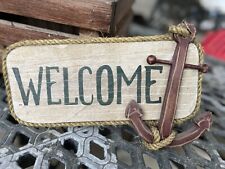 Nautical welcome sign for sale  Gallipolis