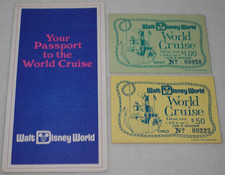 Usado, 1972 Disney World Cruise Vintage Adulto Criança Bilhetes e Folheto de Passaporte comprar usado Usado, 1972 Disney World Cruise Vintage Adulto Criança Bilhetes e Folheto de Passaporte comprar usado  Enviando para Brazil