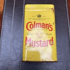 Colmans mustard tin for sale  BLACKPOOL