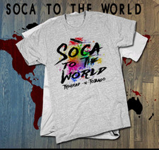 Camiseta Trinidad Trinidad bandeira Trinidad e Tobago TNT Carnaval Soca mundo BRANCA  comprar usado  Enviando para Brazil